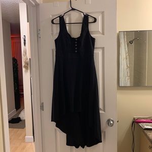 Royal Bones/ Tripp goth high low dress